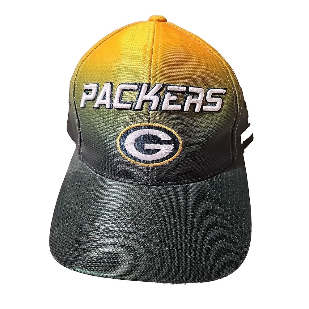 Vintage Green Bay Packers Team NFL Pro Line Cheesehead Fade Mens Strap‎ back